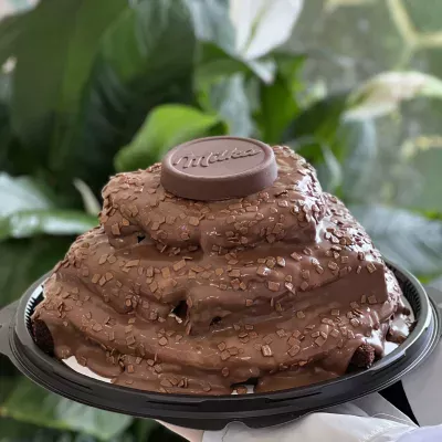 Торт «Милка» кусковой