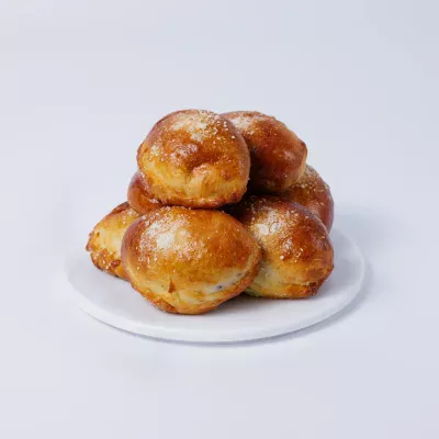 Пончики с курагой